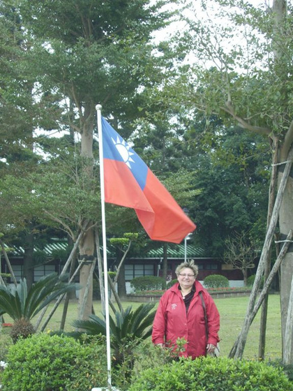zhaoman: Taipei, Mártírok Sírja, tajvani zászló és egy vidám turista