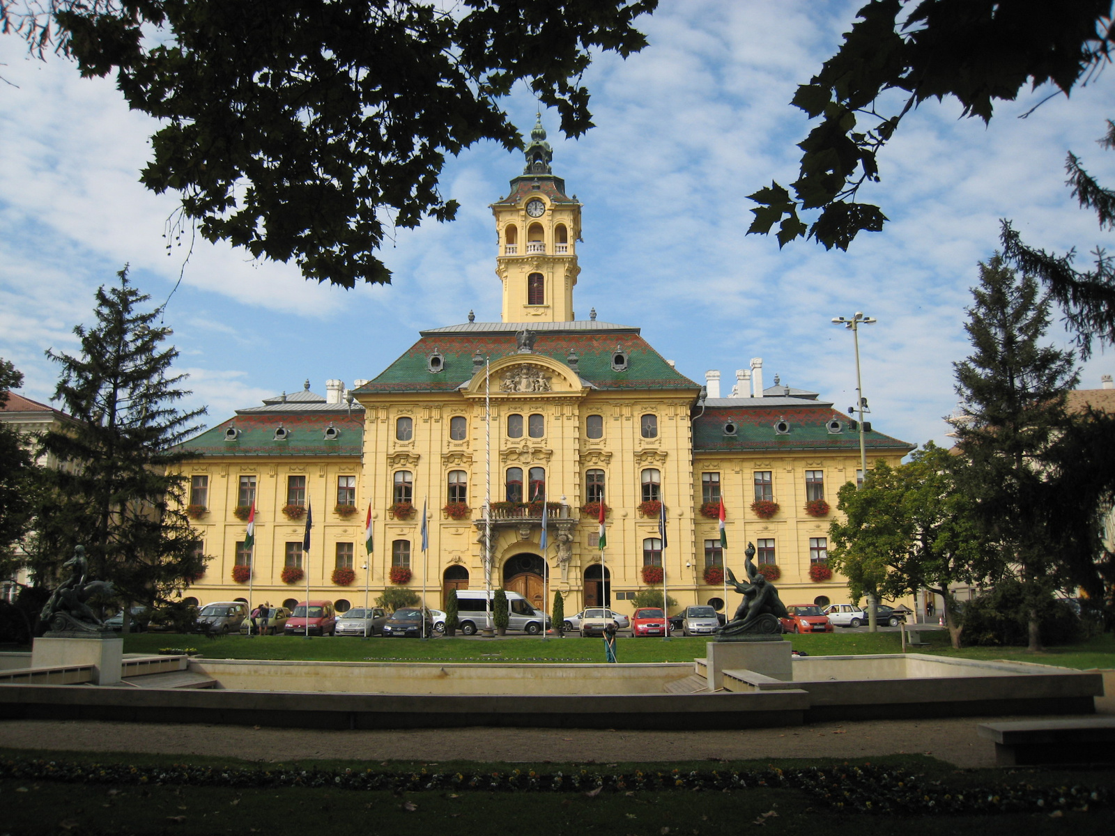 Szegedi városháza teljes pompában