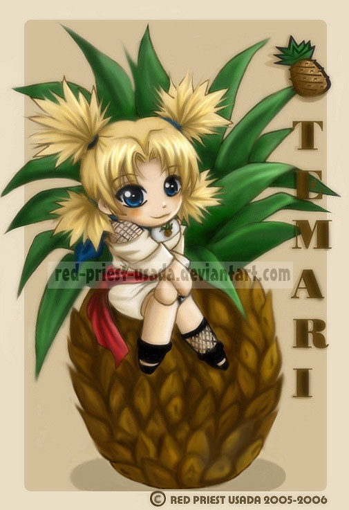 Chibi Fruit Ninja Temari by Red Priest Usada