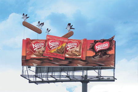 Nestle billboard advertisement