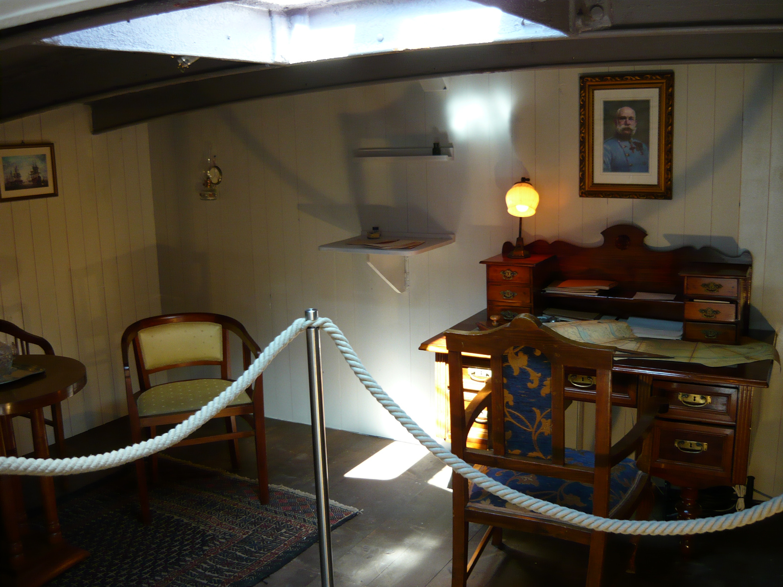 12. Parancsnoki kabin - Lajta Monitor Múzeumhajó Újpesten