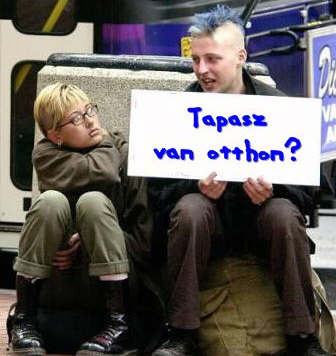 tapasz van otthon