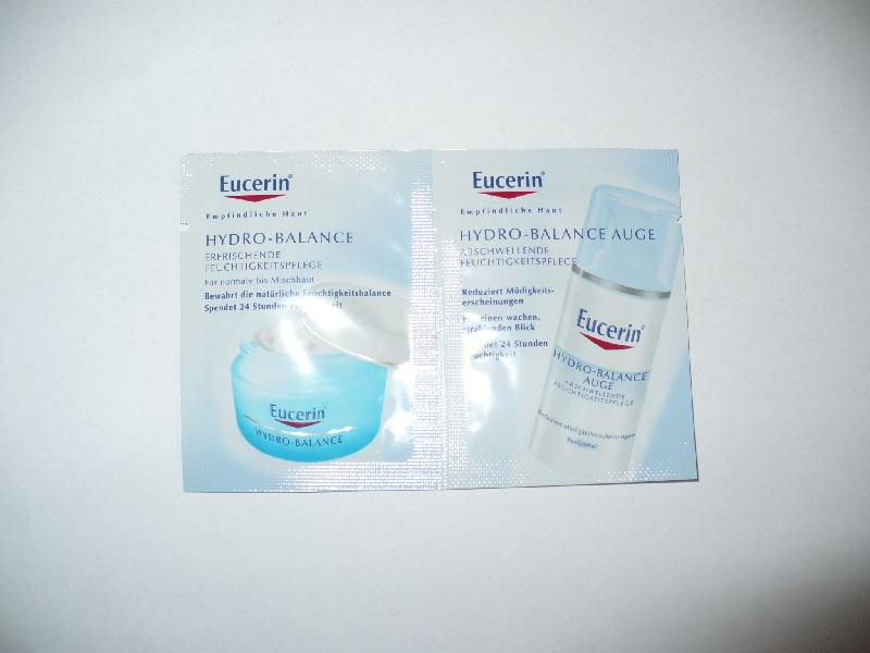 Arckrém+szemkörnyékápoló minta Eucerin Hydro balance P1050115