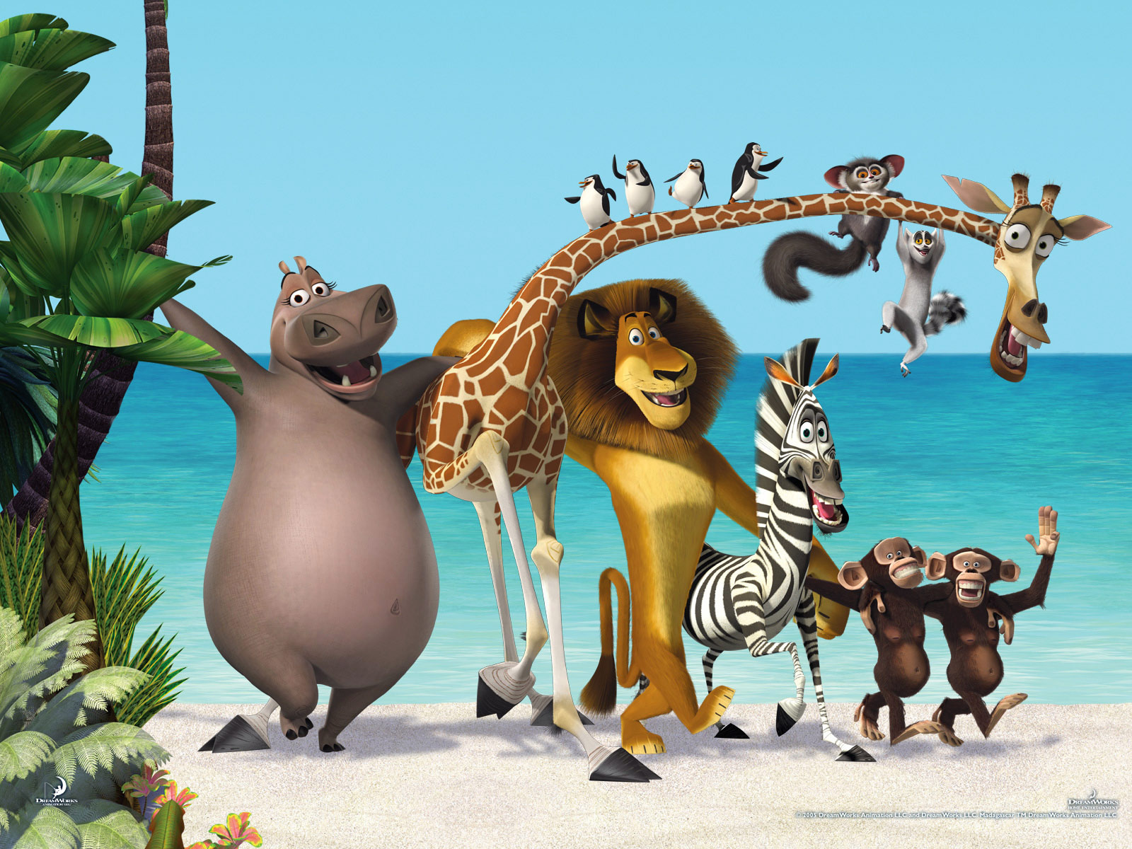 Madagascar%2C 2005%2C Ben Stiller%2C Chris Rock%2C Jada Pinkett 