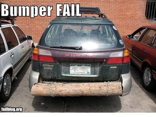 fail-owned-tree-trunk-bumper-fail