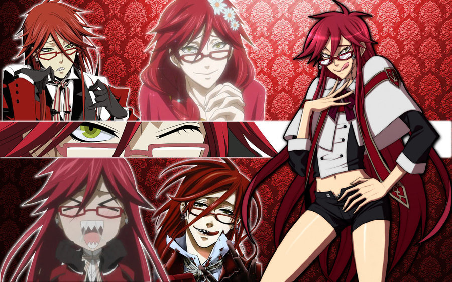 Grell Sutcliff Wallpaper  by DanceInTheFlames x