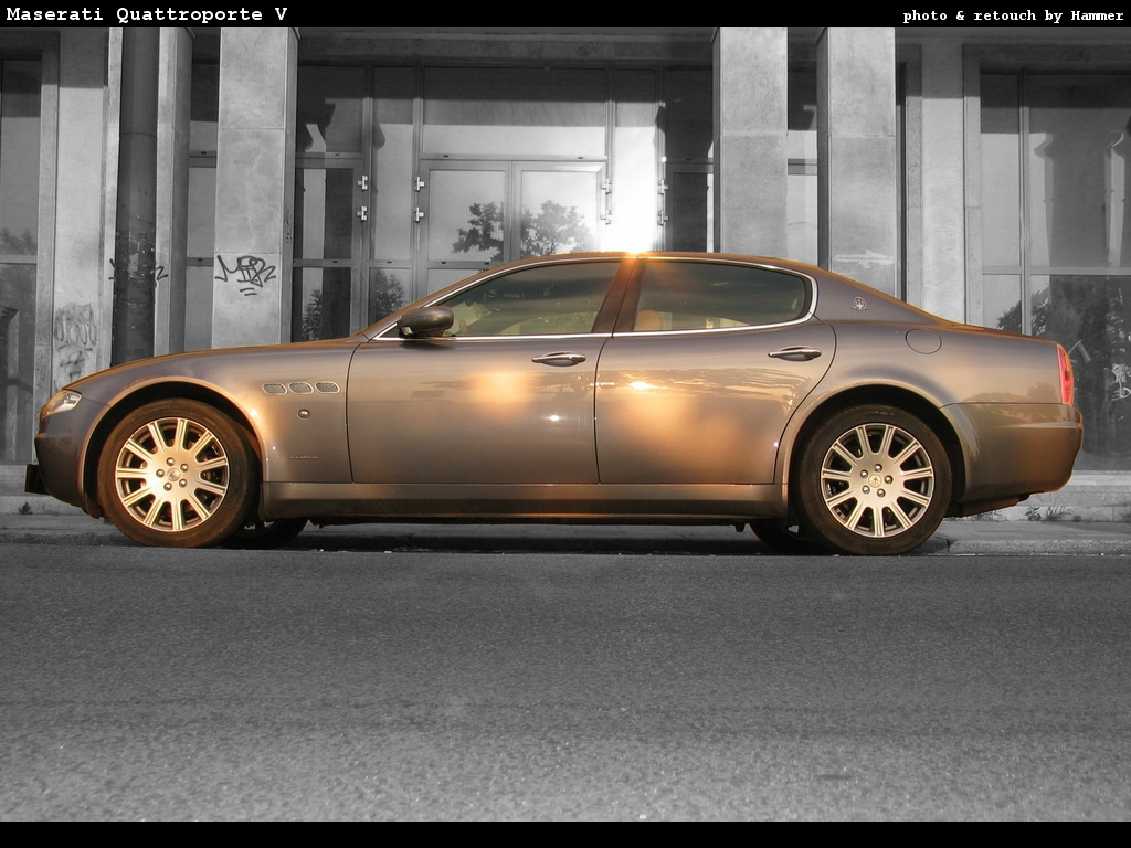 Maserati Quattroporte V B&W