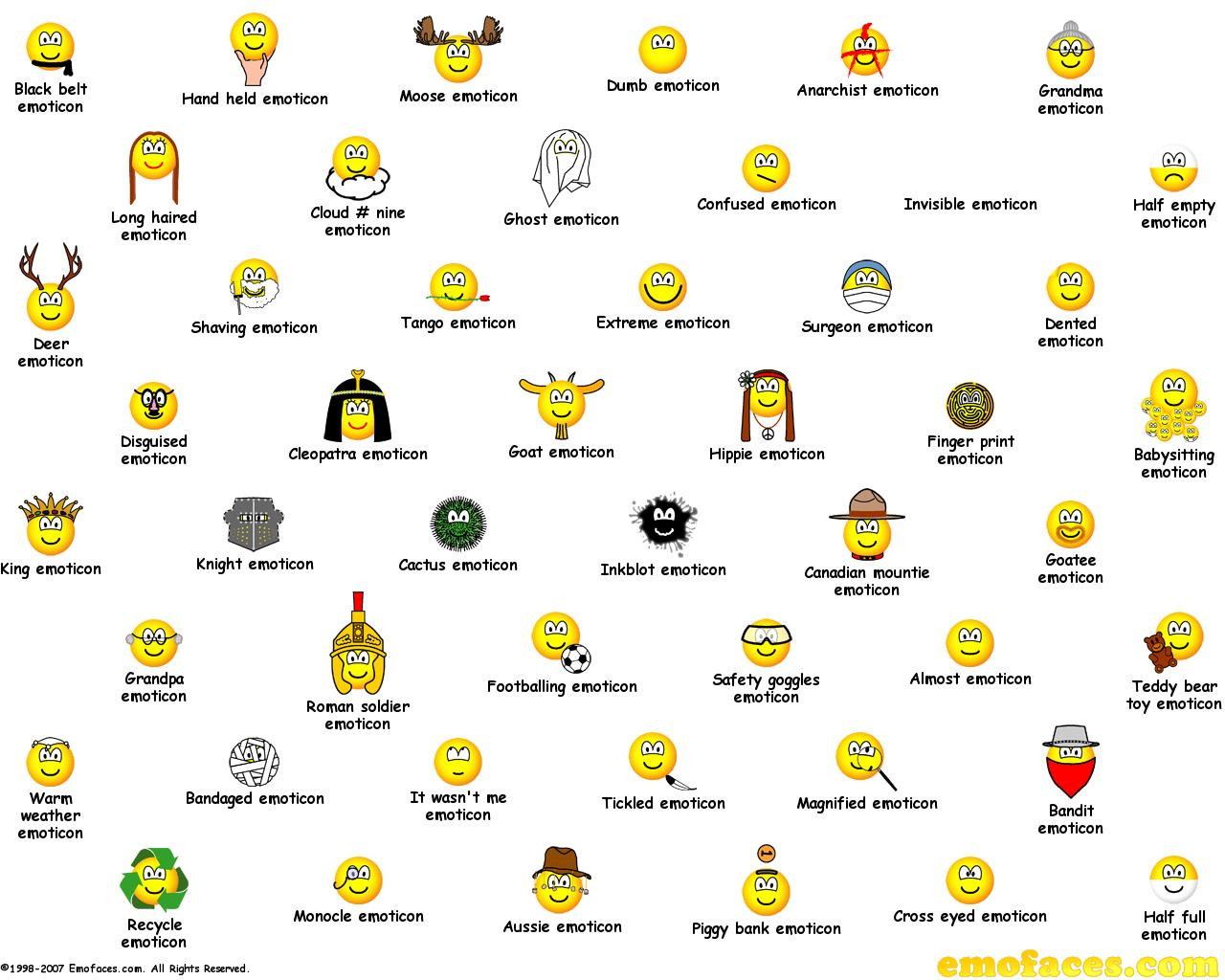 emoticons-selection-one