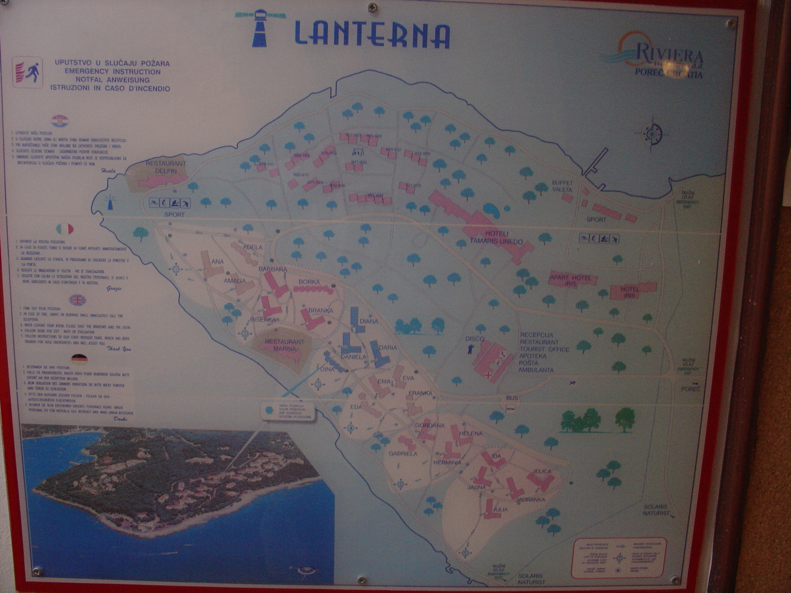 Porec-Lanterna, a bázisunk