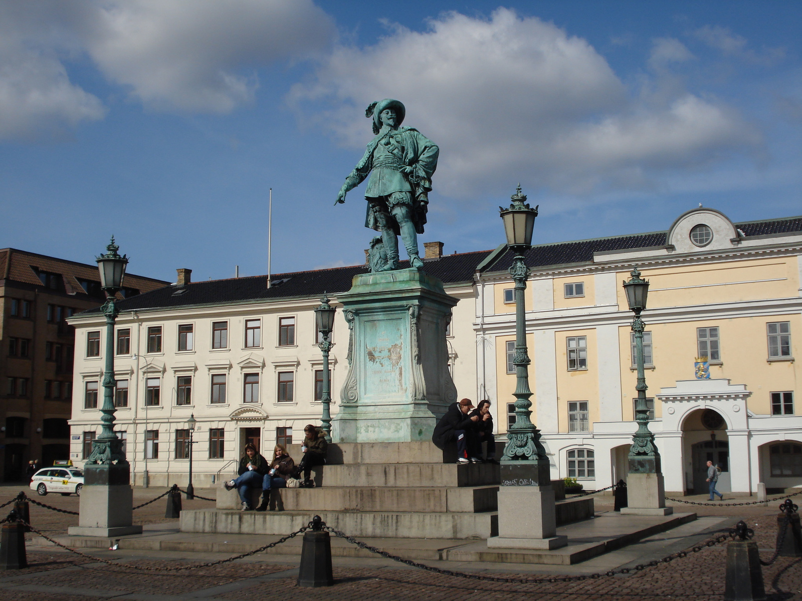 Gustav Adolf szobor, Göteborg, Svédország