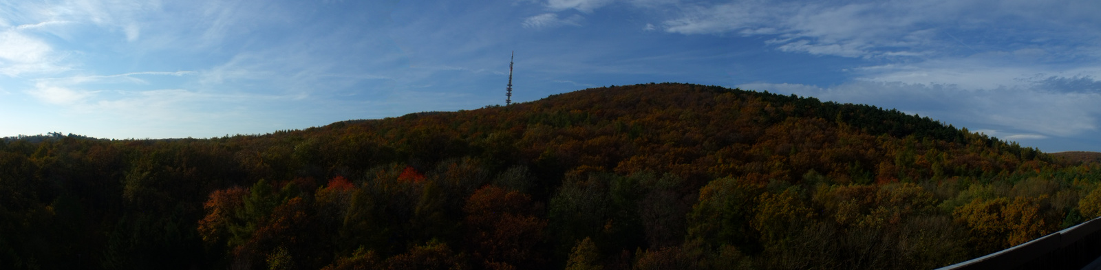 Panorámakép a Lővérekről