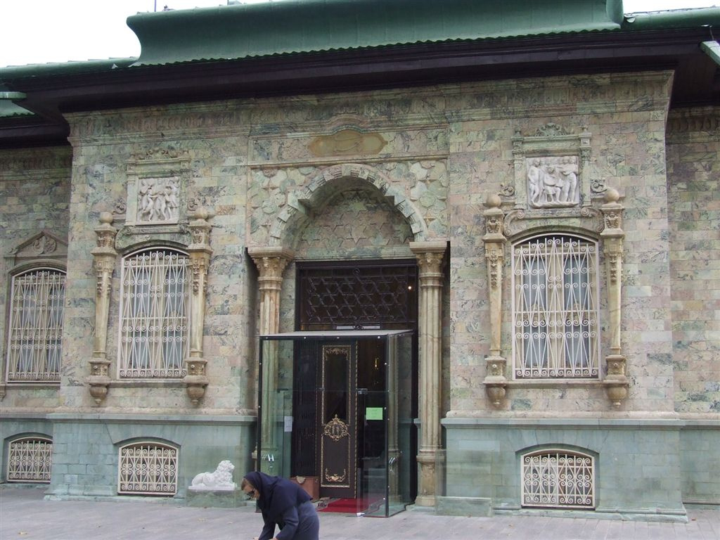 Irán 3379 Sa'd Abad Múzeum Zöld Palota Teherán