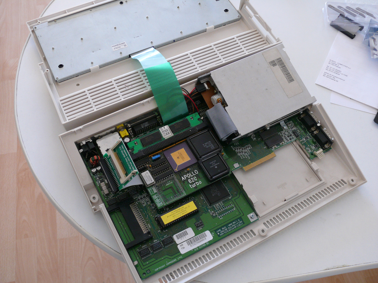 Commodore Amiga 600 open
