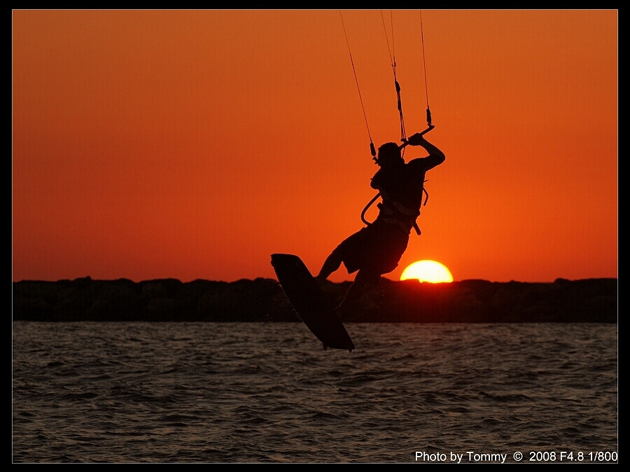 Kitesurf Sunset