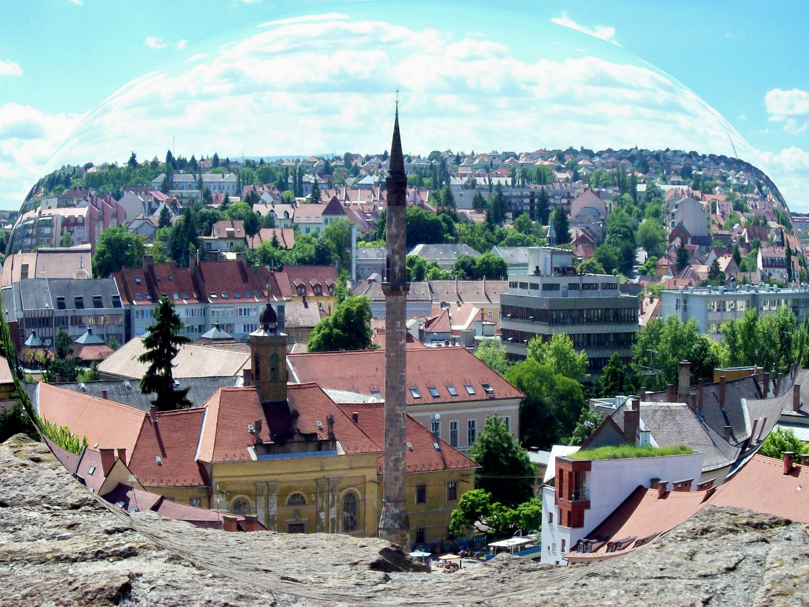 eger minaret tükör