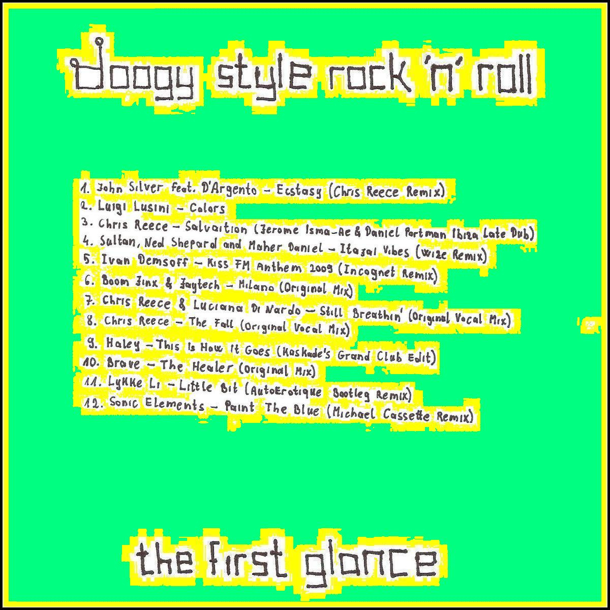 Doggy Style Rock n Roll - The First Glance (Back CD Cover)
