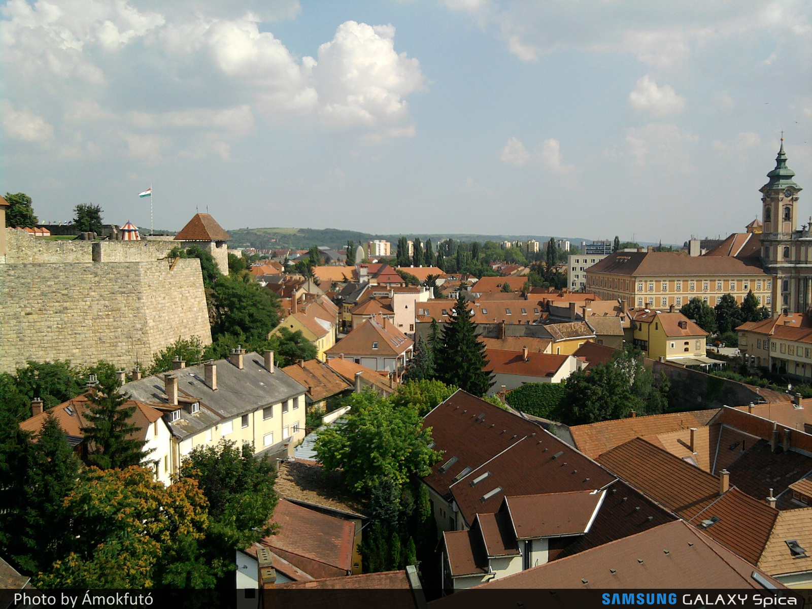 Kilátás az egri minaretből