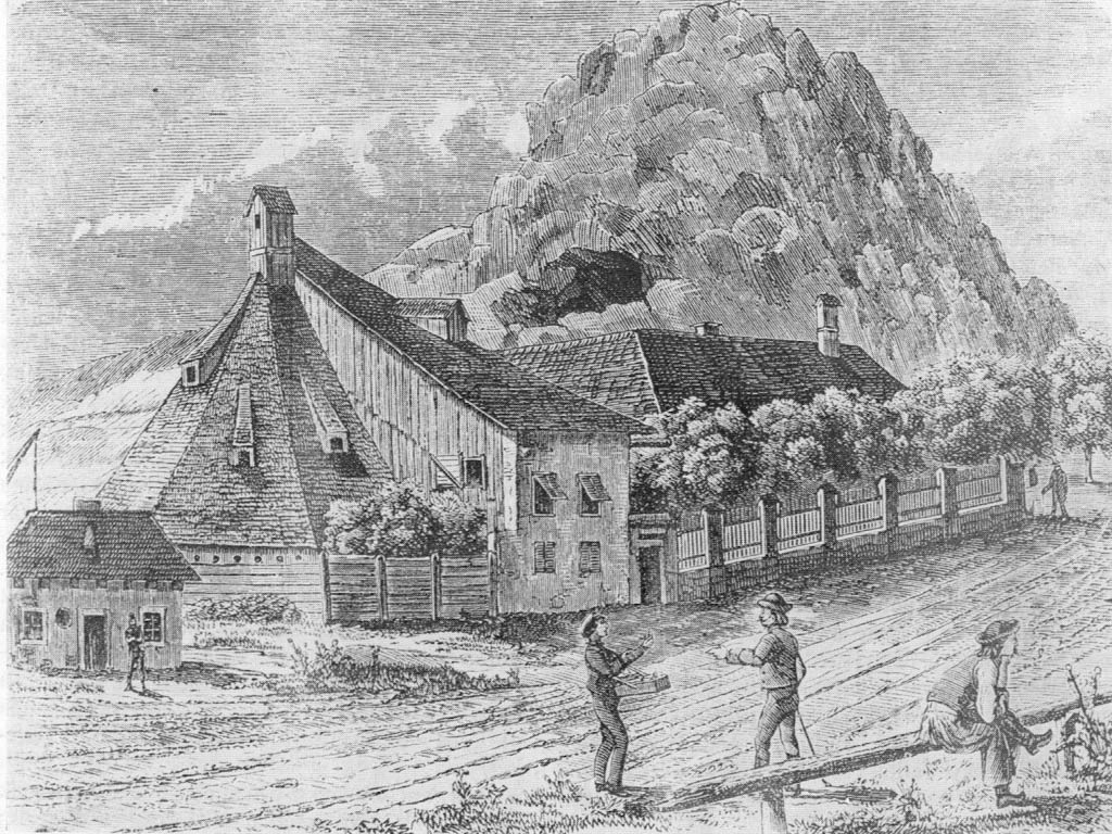 budai Saros furdo a XIX sz elso felebol fametszet 1866