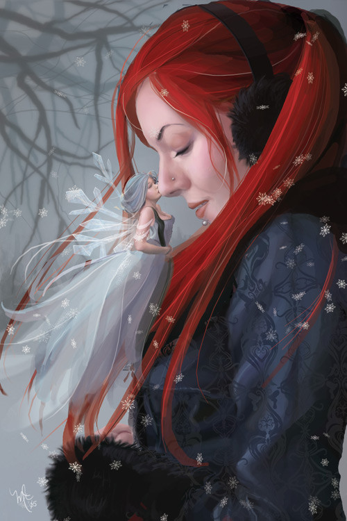 Winter  s Kiss by vixelyn