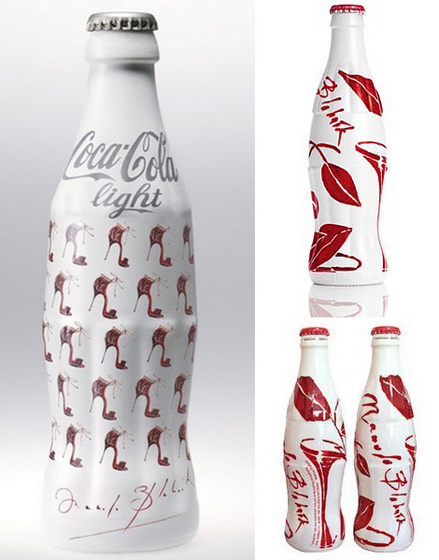 coca-cola light bottle by manolo blahnik