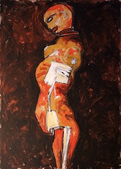 madonna 16.akril,karton70x50cm,2007