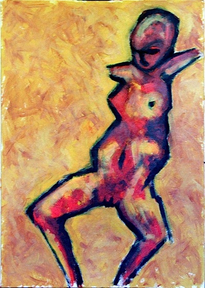 MADONNA 19.akril,karton70x50cm,2007