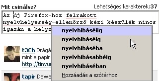 Firefox vs. magyar nyelv