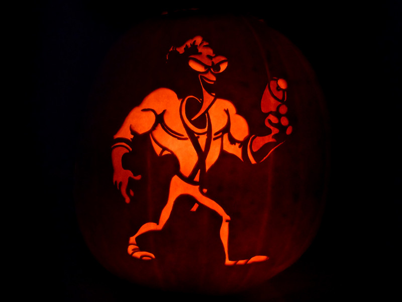 Earthworm Jim Pumpkin