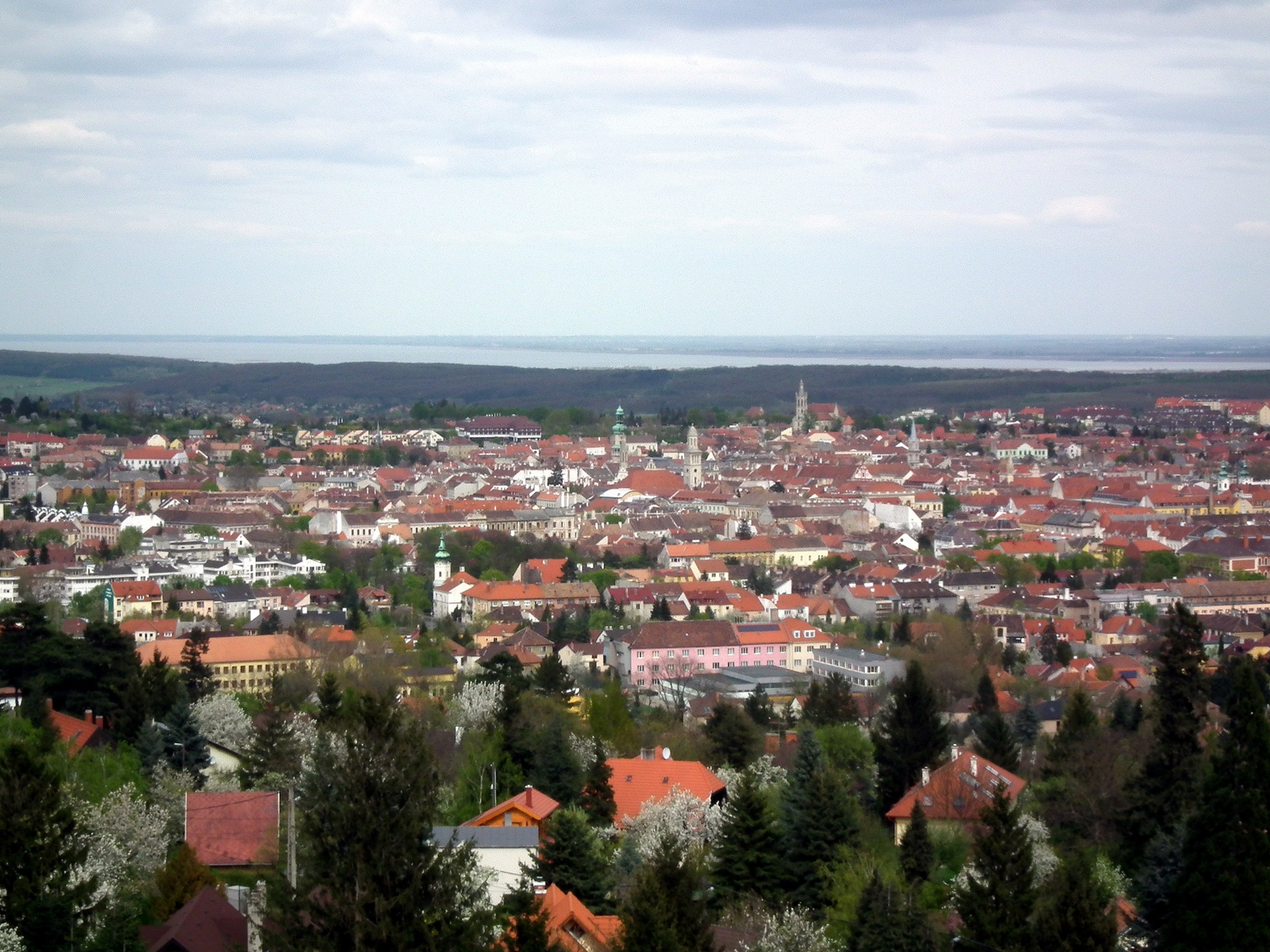 Sopron a Fertő-tóval