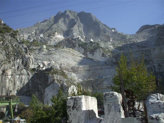 Márványbánya,Carrara