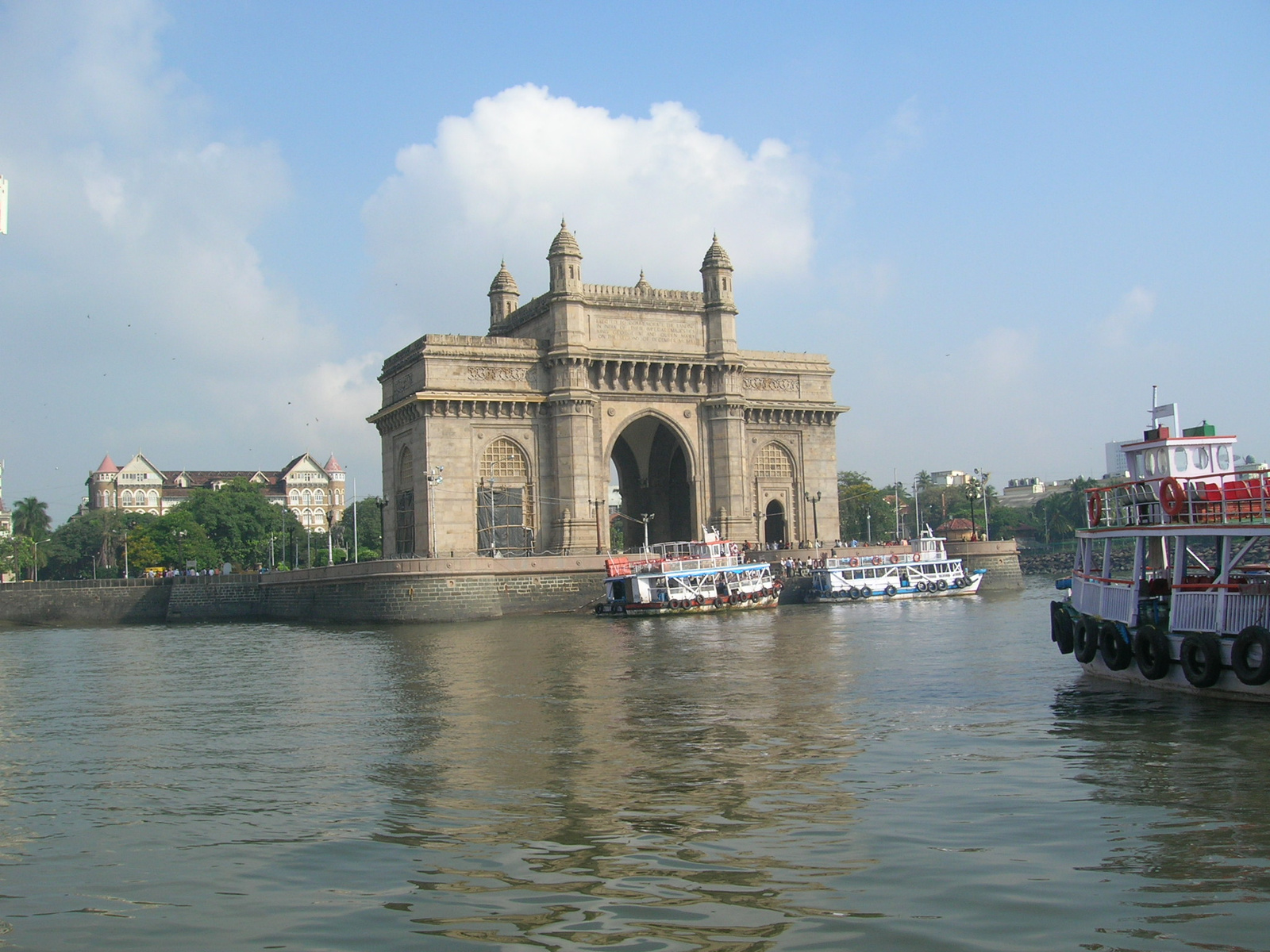 Gateway of India from the ship