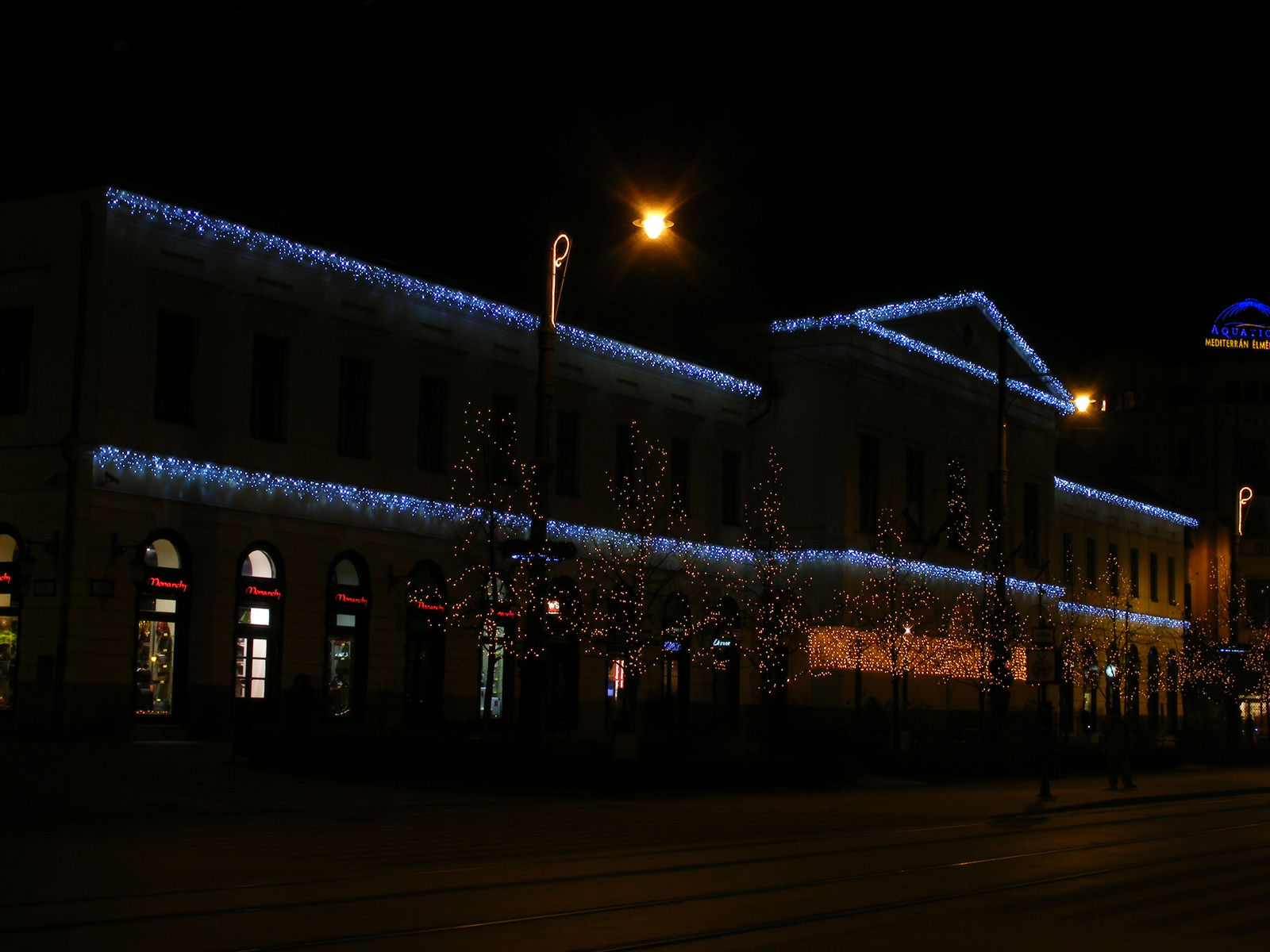 Debrecen Belváros - Ünnepi fények