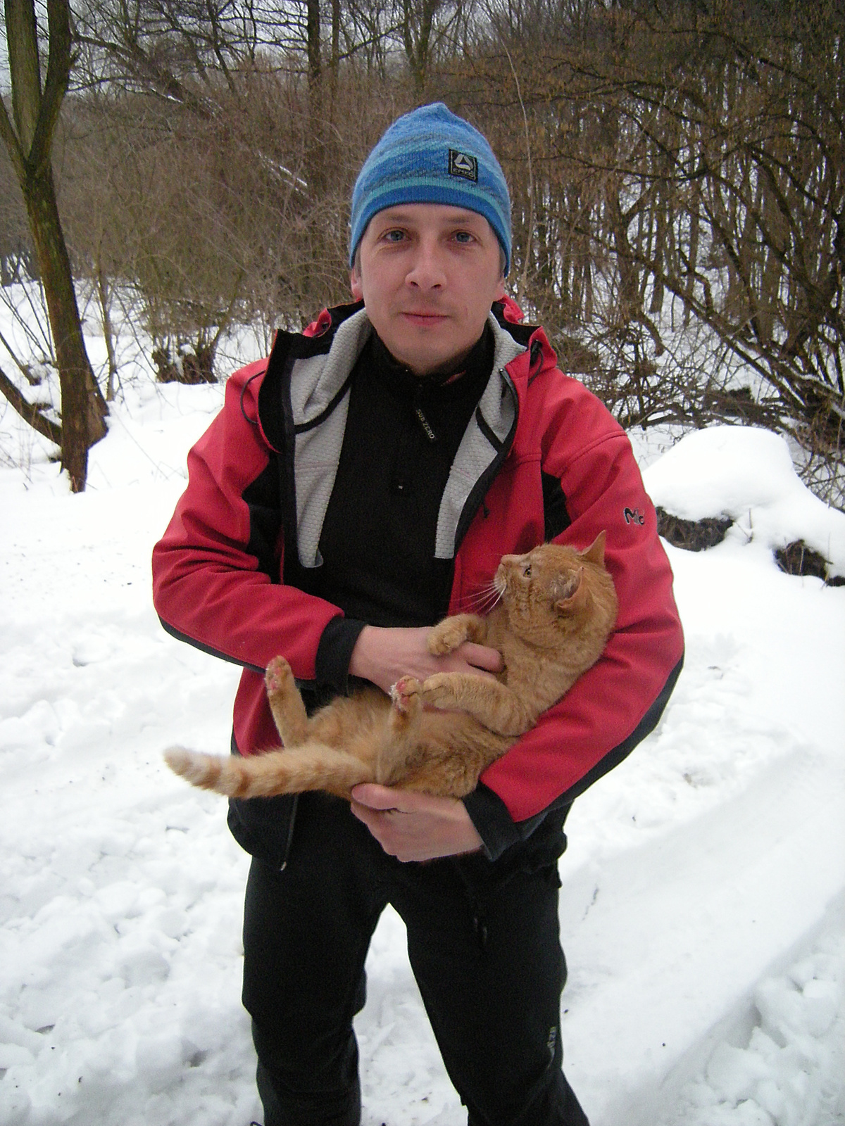 Kócos a vörös cicával. Fotó: Palásti G. György (Gyurma)