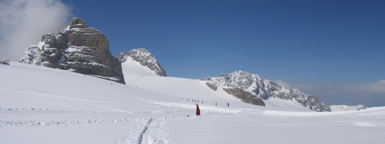 Útban a Hoher Dachstein csúcstömbjéhez.