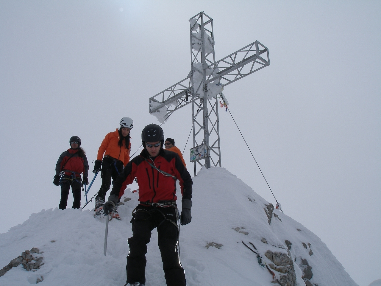 Hoher Dachstein csúcsán.