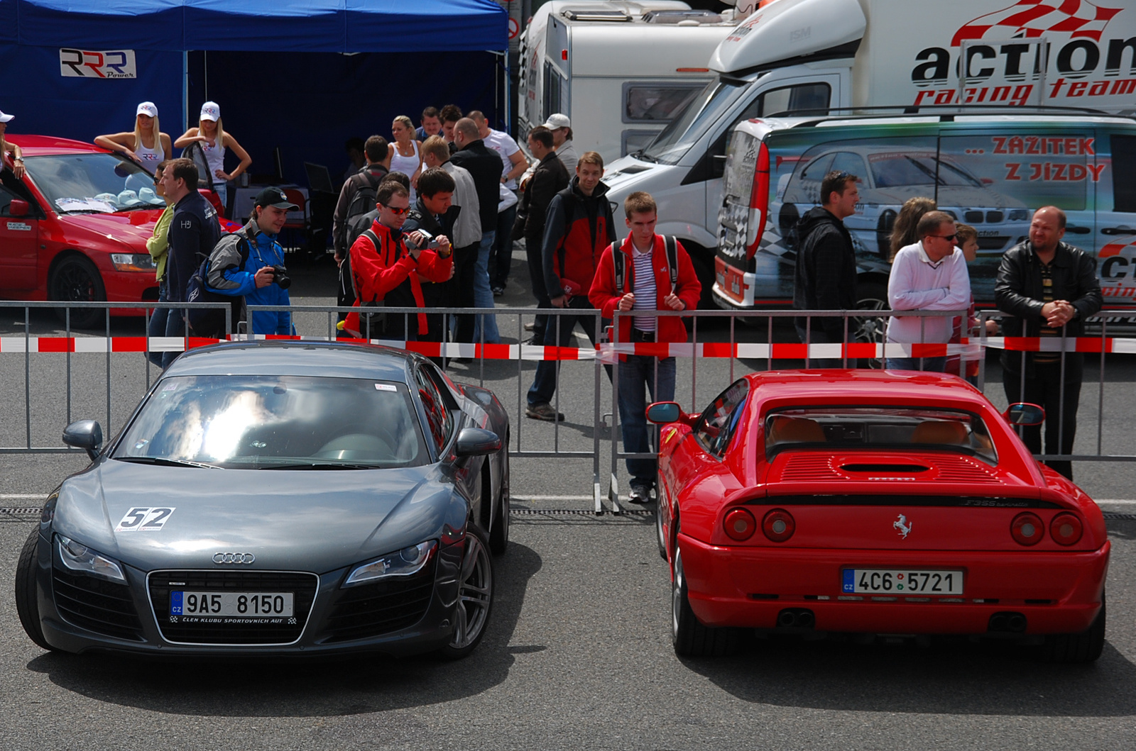 Audi R8 - Ferrari F355 Berlinetta