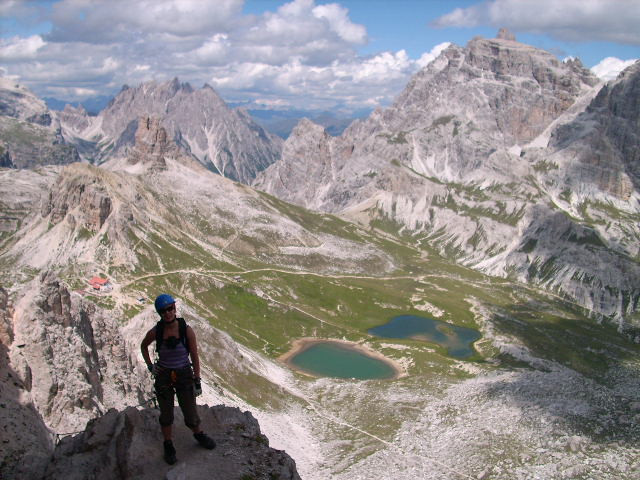 Juli 1 Innerkofler-Forcelle via ferrata 20100802