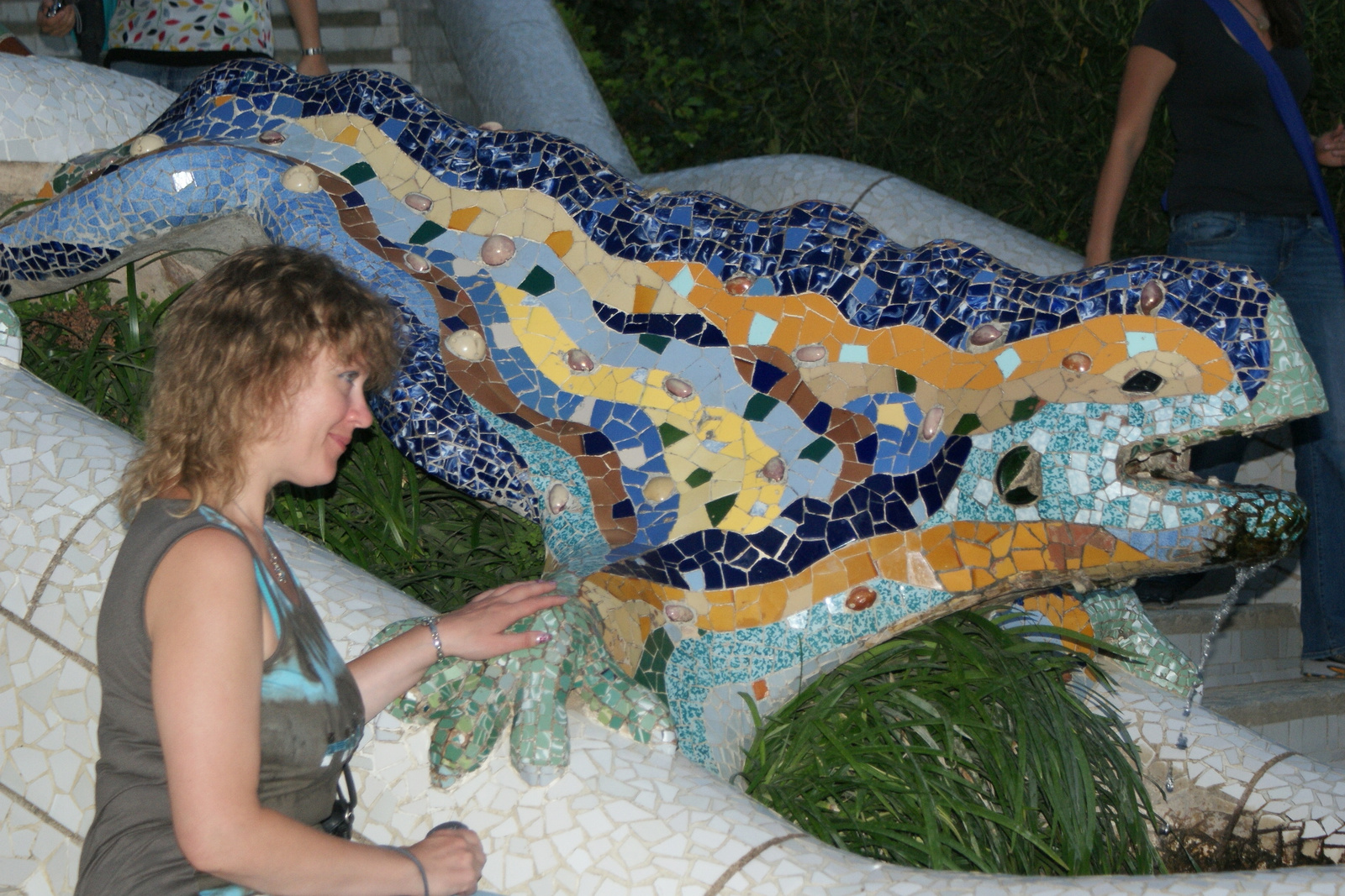 két sárkány Güell Park Barcelona