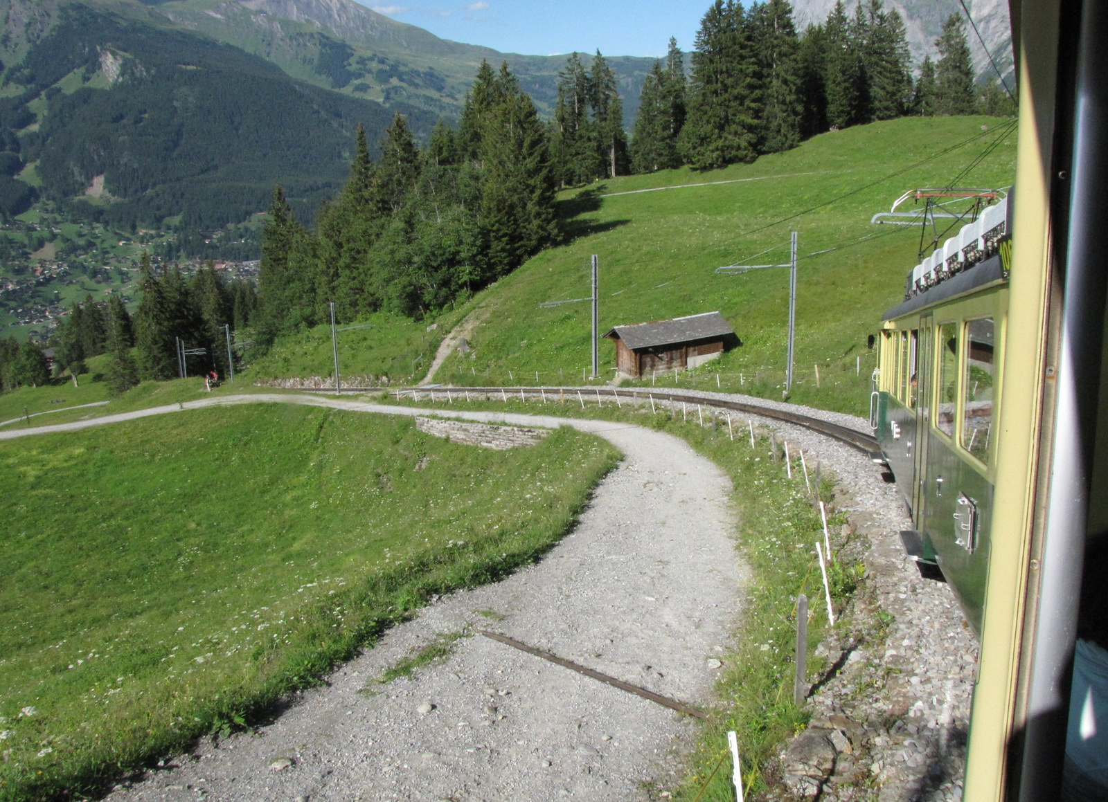 a Kleine Scheidegg és Grindelwald között közlekedő fogask