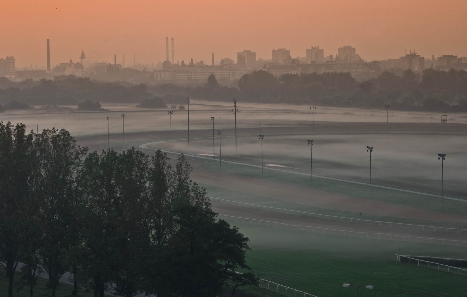 kincsem park hajnalban