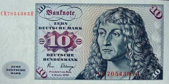 NSZK 10 Deutsche Mark E