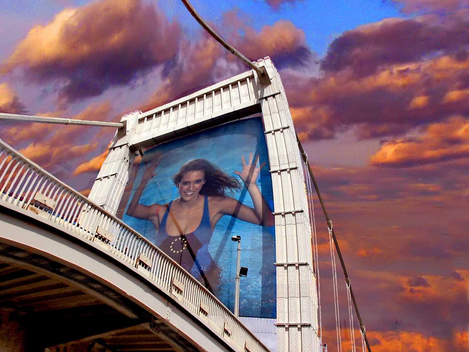 Erzsébet híd cloud 1