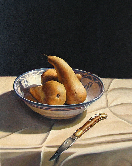 Pears and Laguiole by Cliff Turner