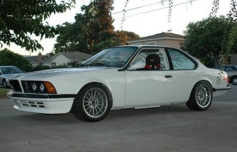 1985 BMW 635csi Track Car Front 1