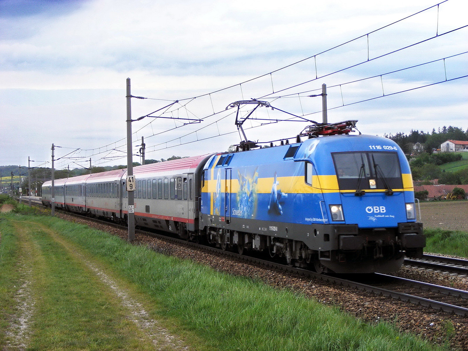 ÖBB 1116 029, Ollersbach, 2009.05.02