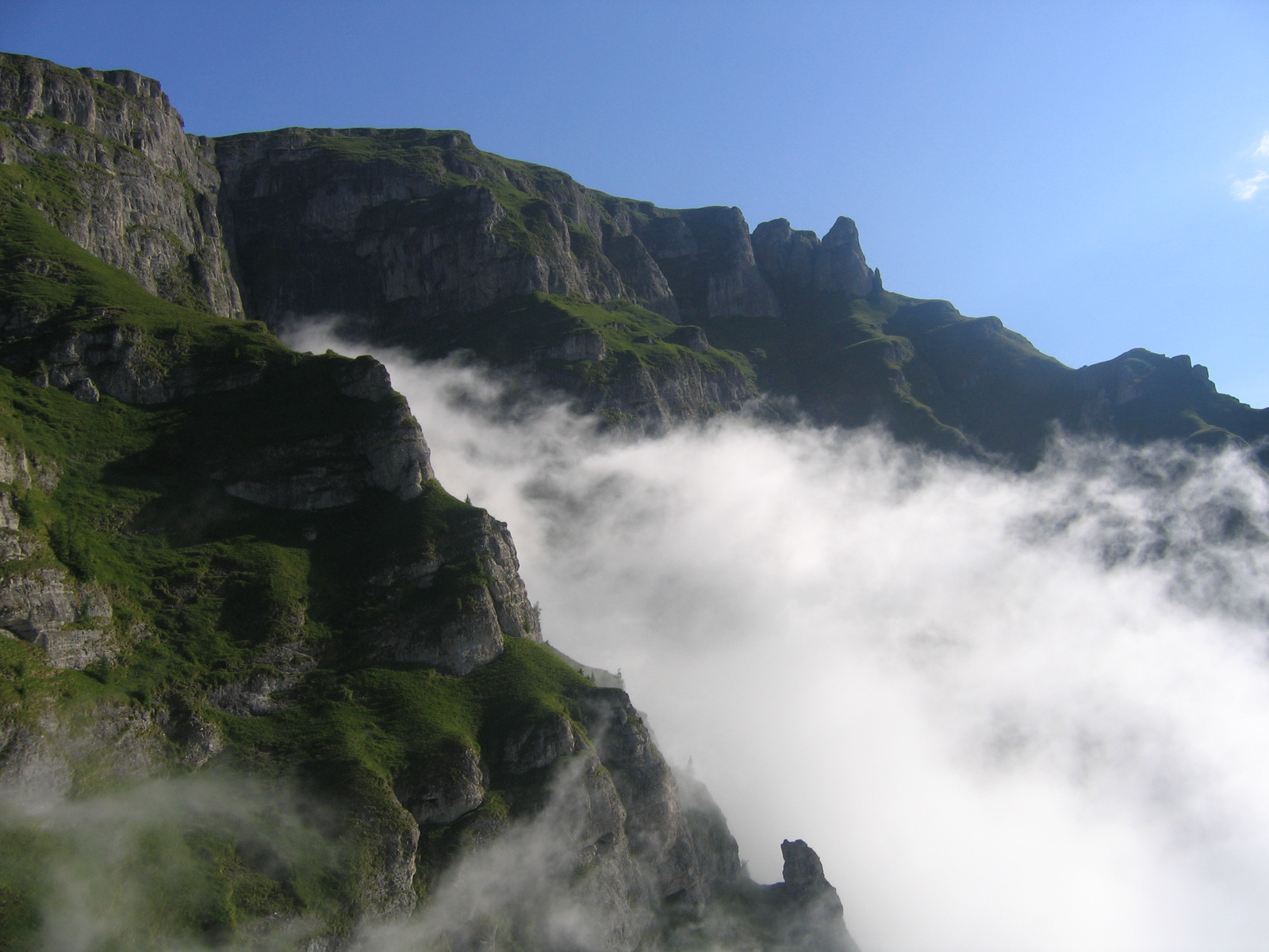 Bucegi hegység csúcsán