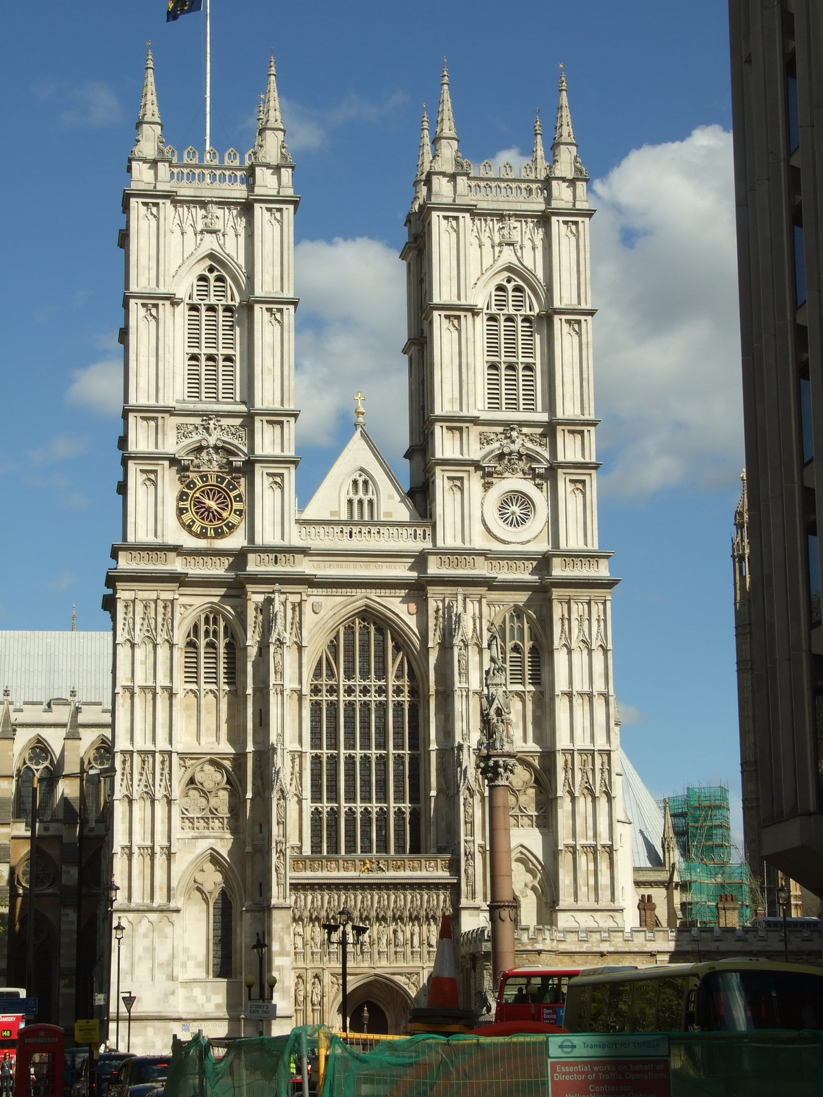 Westminster Abbey szemből