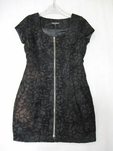 90724B-05 D&G BLACK COTTON DRESS SIZE 2 4 6 PRICE USD 43[1]