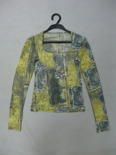 90830-19   DGVI   JIJI YELLOW COTTON JERSEY TOP  SIZE 2 4 PRICE 