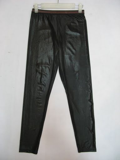 90717A-08A GUCCI BLACK NYLON JERSEY TROUSERS SIZE 4 6 PRICE USD 